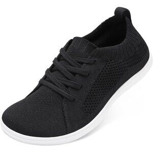 Brand New Women Black White Rubber JIASQUI Barefoot Shoes Minimalist Sneakers